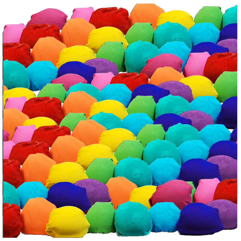 Color Powder Balls, 100 Balls in 10 Colors